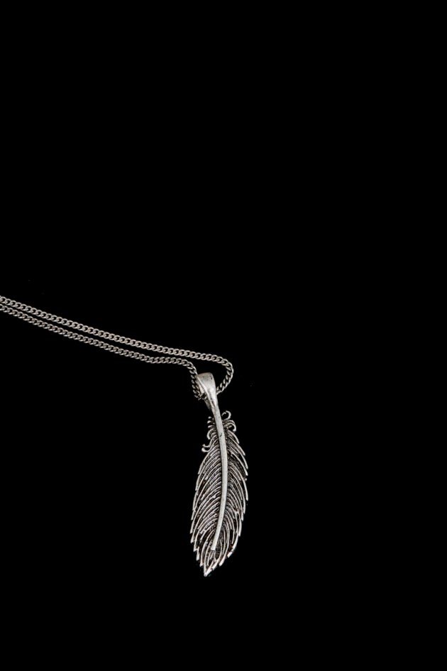 Collana Piuma Singola