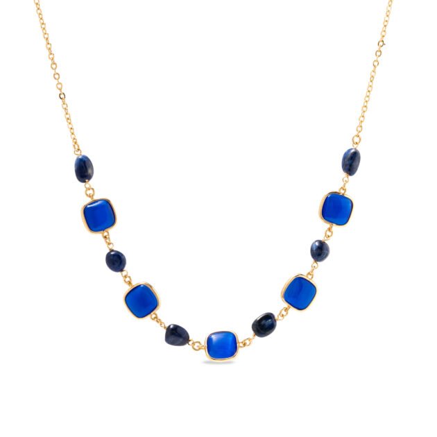 Collana Quarzi e Pietrine Blue