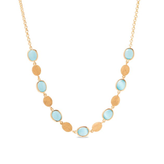 Collana Satin Blue