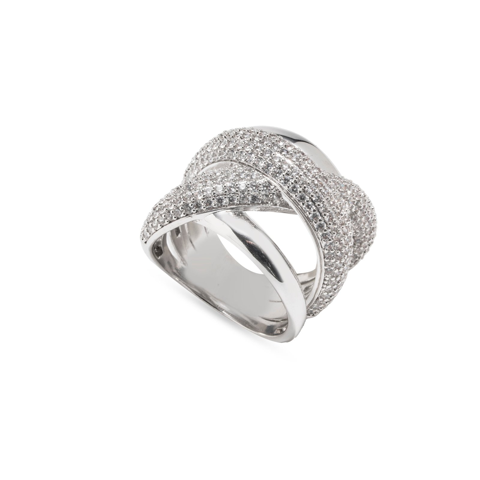 Anello Crossflow Silver