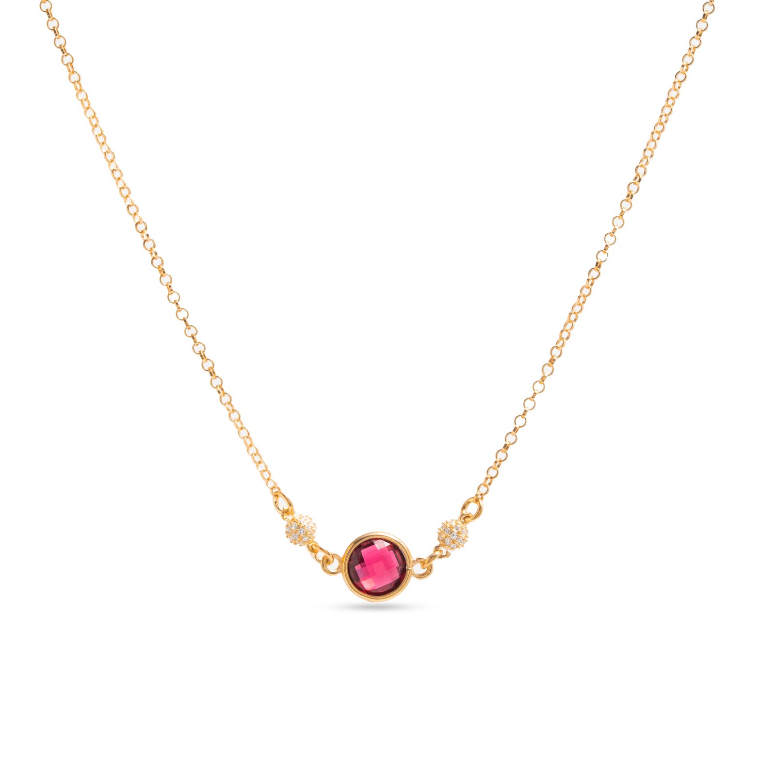 Collana Crystal Red