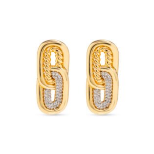 Orecchini Dual Link Gold