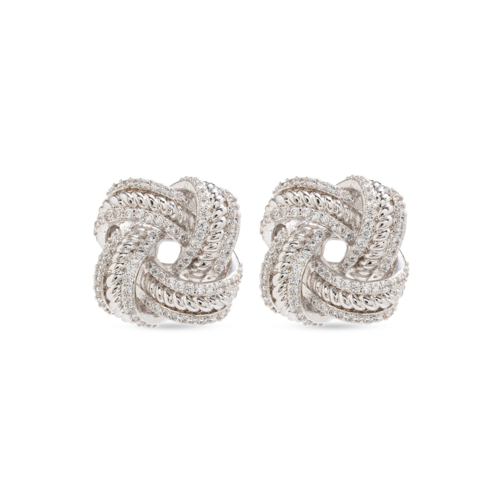Orecchini Knot Field Silver