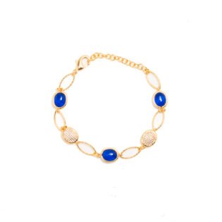 Bracciale Double Oval Blue