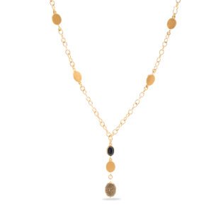 Collana Satin Oval Black