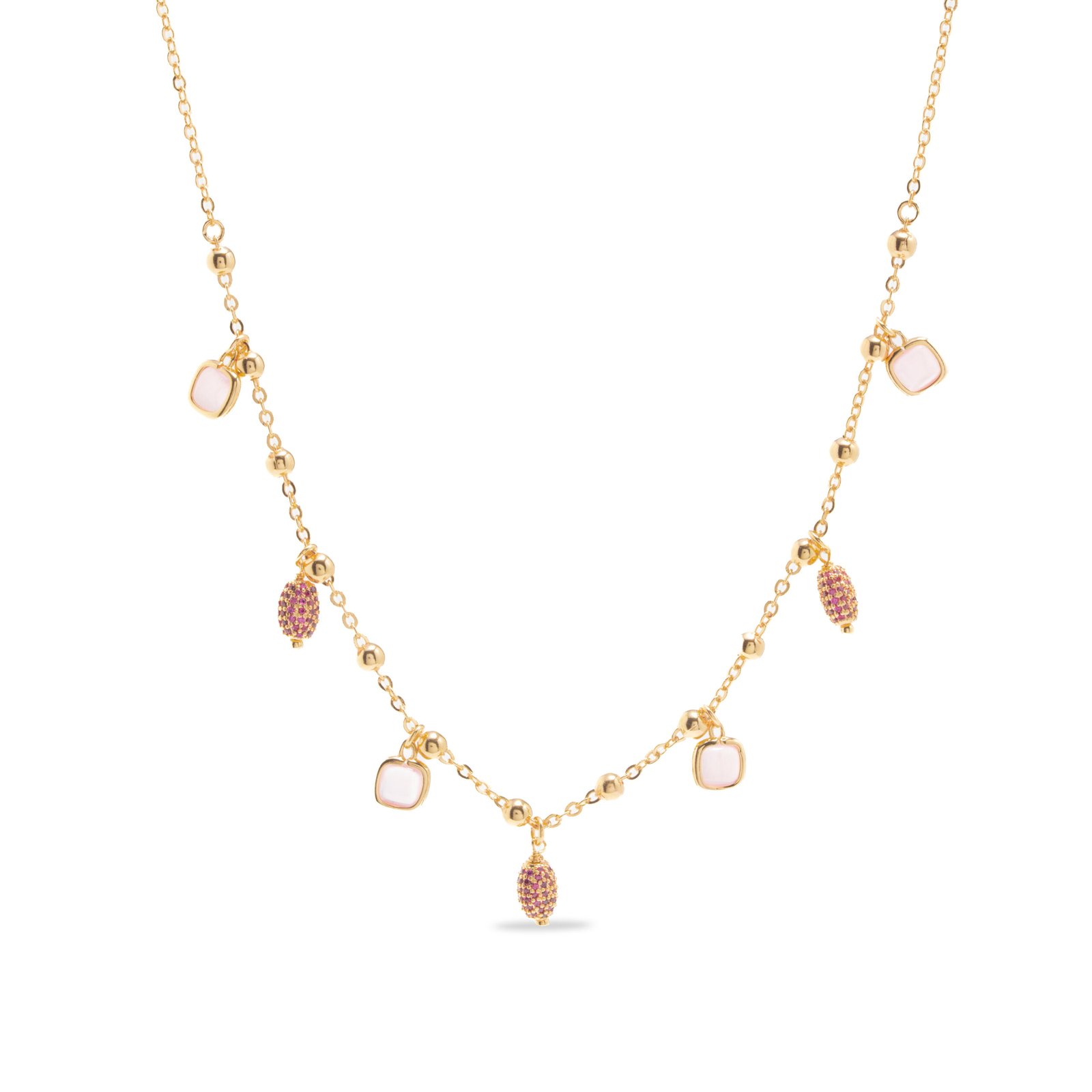 Collana Mini Square Red