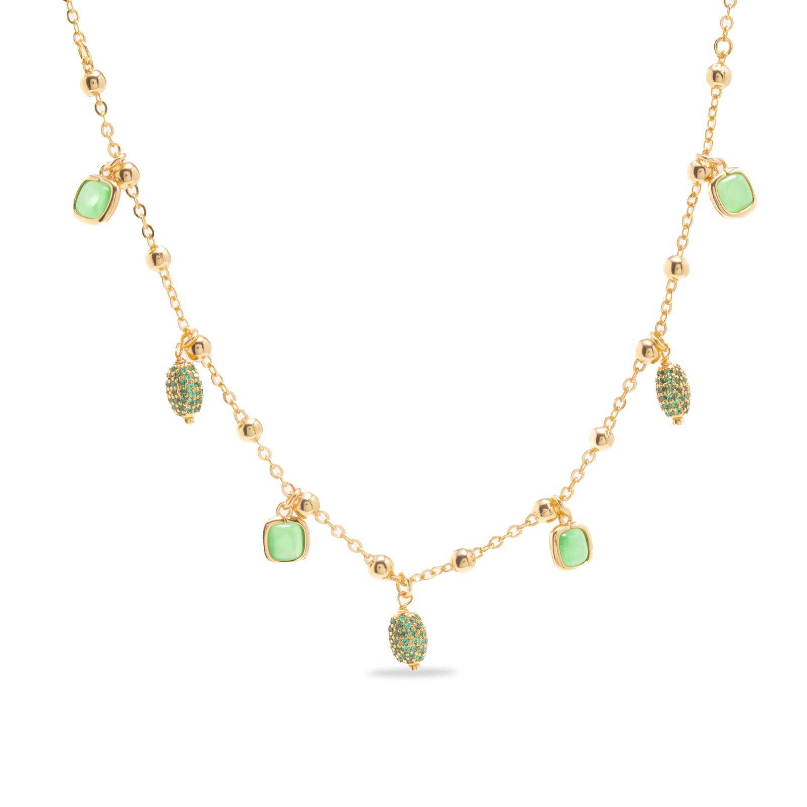 Collana Mini Square Green