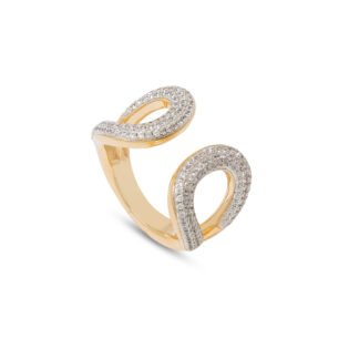 Anello Double Loop Gold
